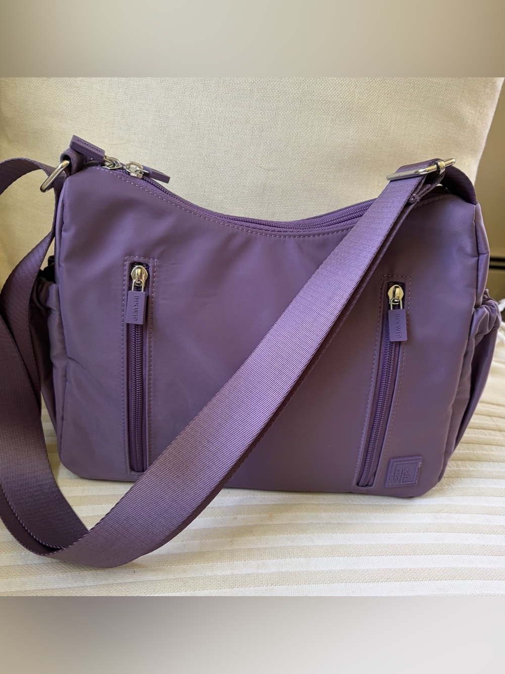 IHKWIP Transit Convertible Nylon Crossbody Shoulder Bag Vintage Grape NWOT - Picture 2 of 14